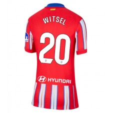 Atletico Madrid Axel Witsel #20 Hjemmedrakt Kvinner 2024-25 Kortermet